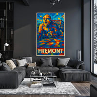 Fremont Mosaic Art Poster