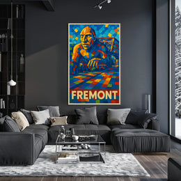Fremont Mosaic Art Poster