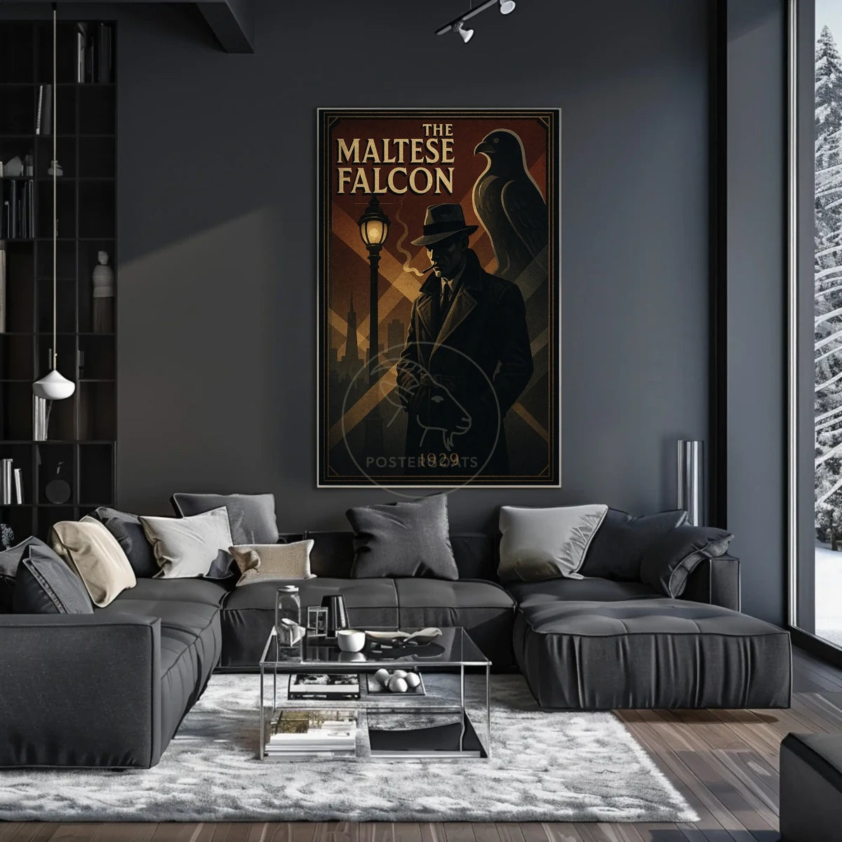 1929 Noir Detective Mystery Urban or Cityscape Poster