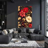 Floral Elegance Wall Art Print for Home Decor