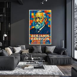 Benjamin Harrison 23rd President Poster