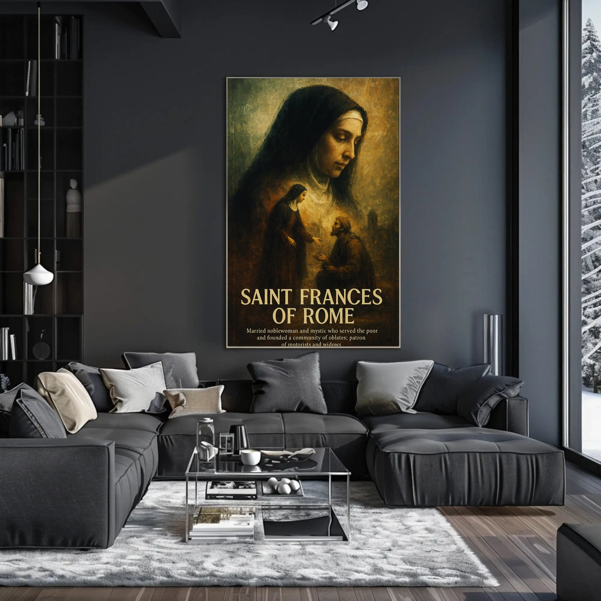 Saint Frances Of Rome Poster