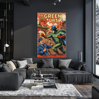 The Green Turtle Poster PosterGoat