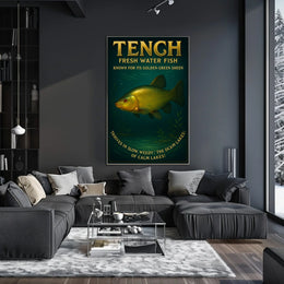 Tench Fresh Water Fish Poster