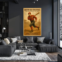 Boston Red Stockings Champions of the 1870s Poster