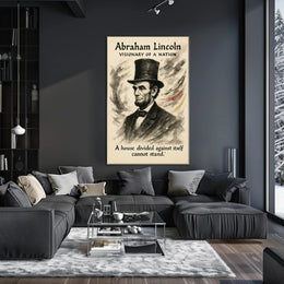 Abraham Lincoln Visionary of a Nation Poster PosterGoat