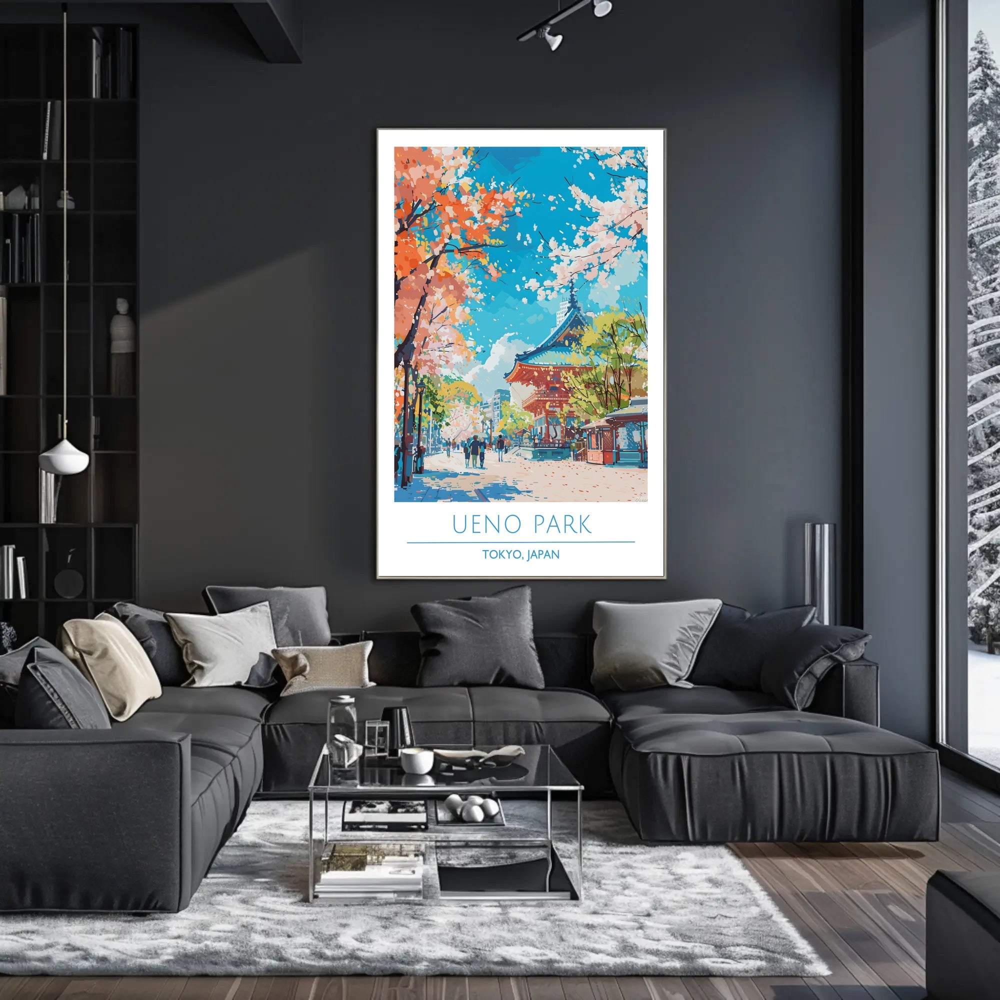 Ueno Park in Spring Poster