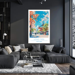 Ueno Park in Spring Poster