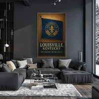 Louisville Kentucky Gateway Cityscape Photography Poster
