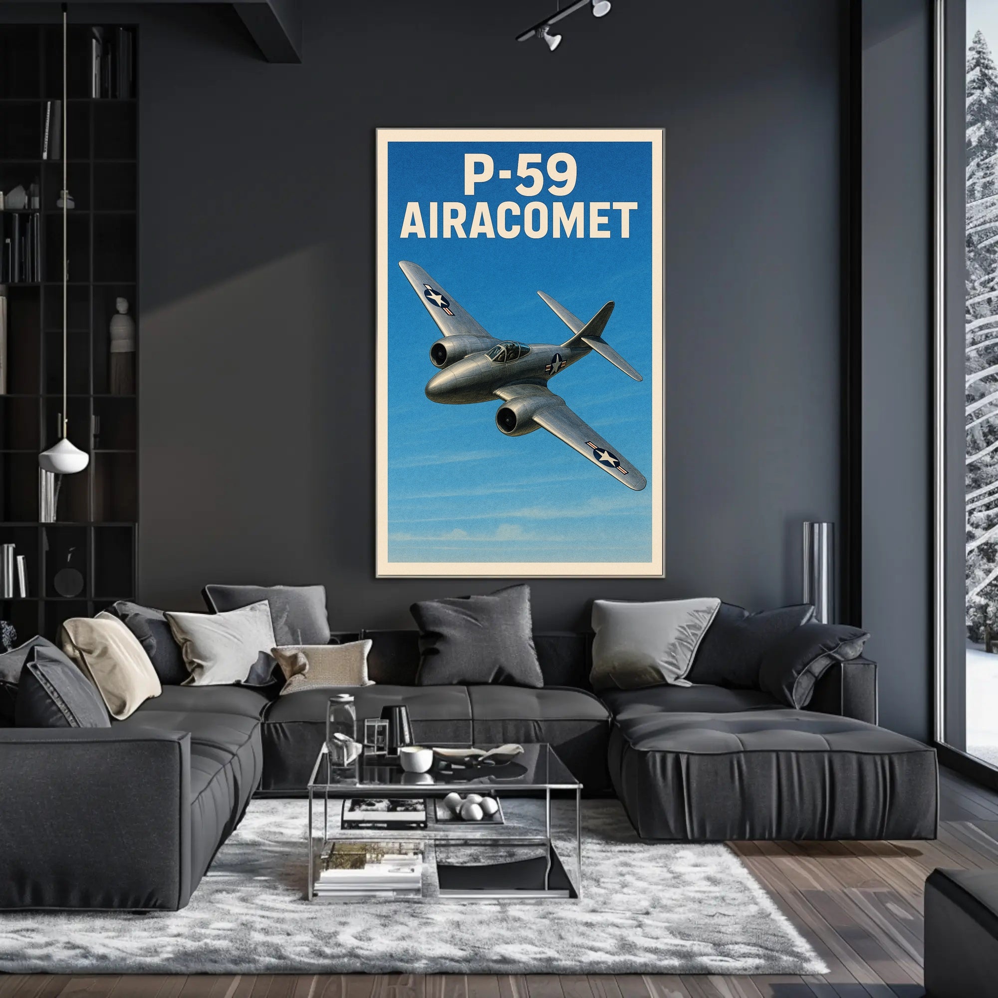 P-59 Airacomet Poster PosterGoat