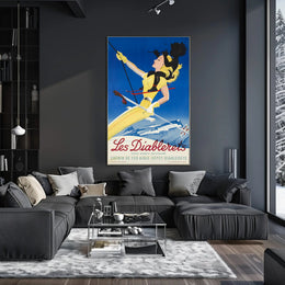 Les Diablerets Ski Resort Poster PosterGoat