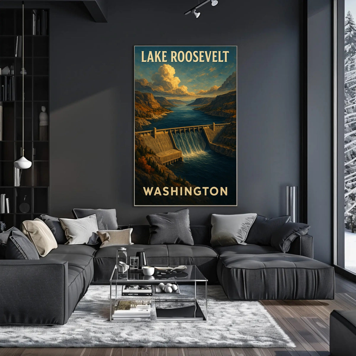 Lake Roosevelt Washington Poster