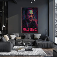 Malcolm X Iconic Leader Poster