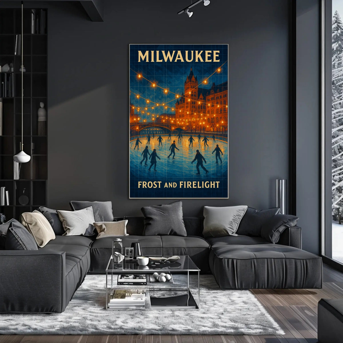 Milwaukee Frost And Firelight Poster