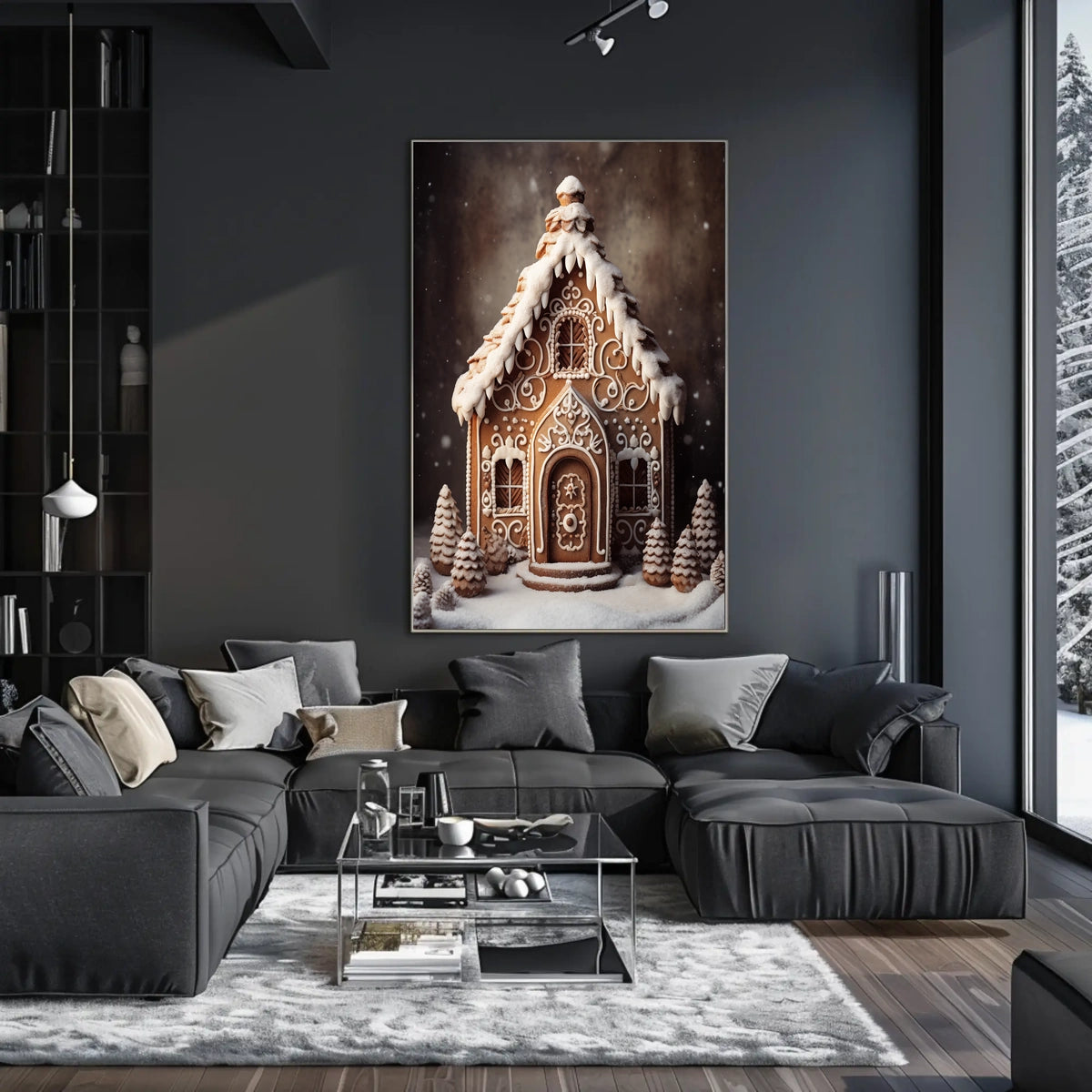 Enchanting Gingerbread House Poster