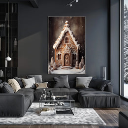 Enchanting Gingerbread House Poster