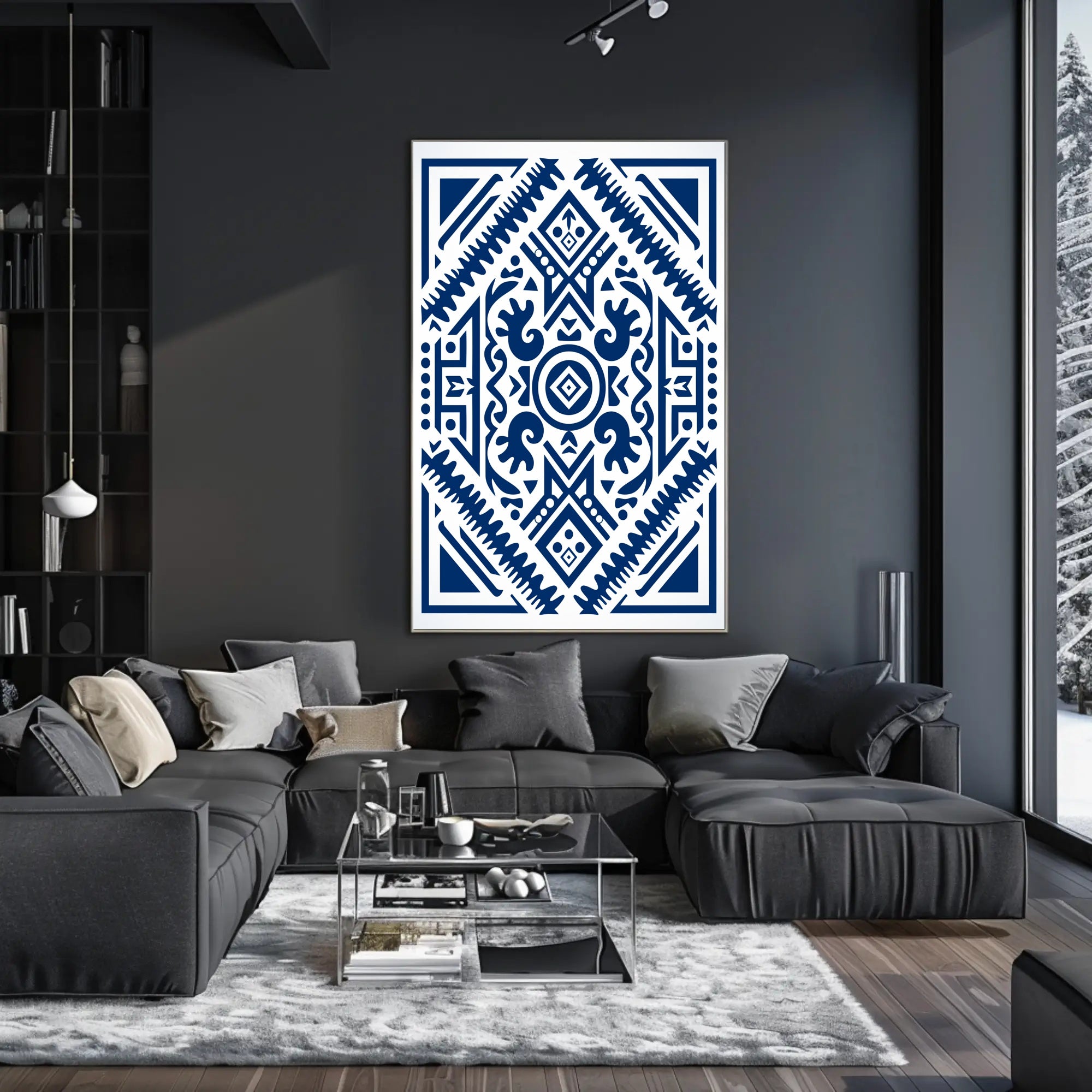 Geometric Abstraction Abstract Poster