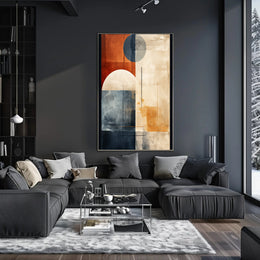Abstract Geometric Harmony Abstract Poster