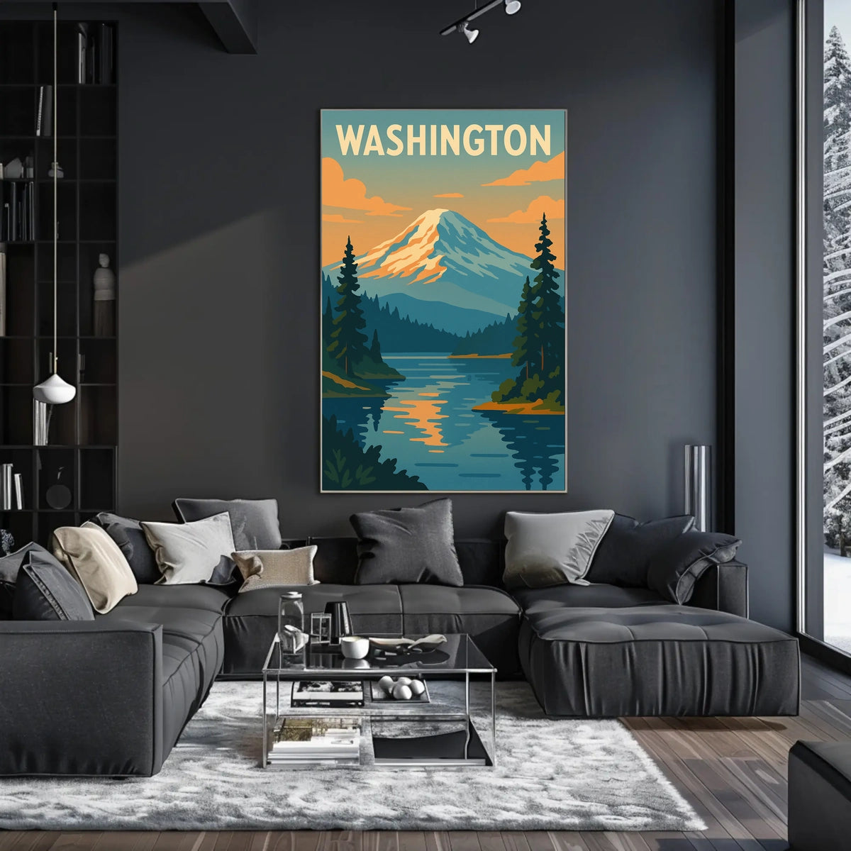Washington Scenic Landscape Poster