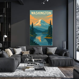 Washington Scenic Landscape Poster