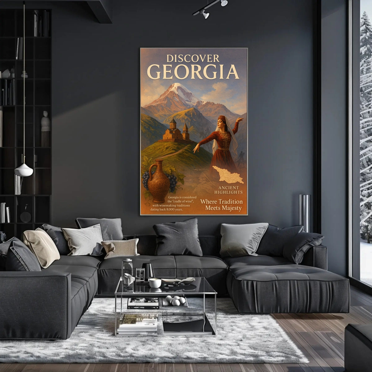 Discover Georgia Where Tradition Meets Poster