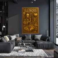 Illinois Heritage Poster
