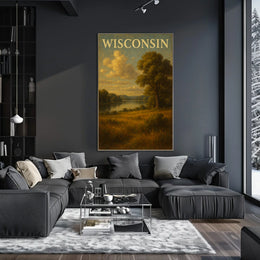 Scenic Wisconsin Landscape Poster