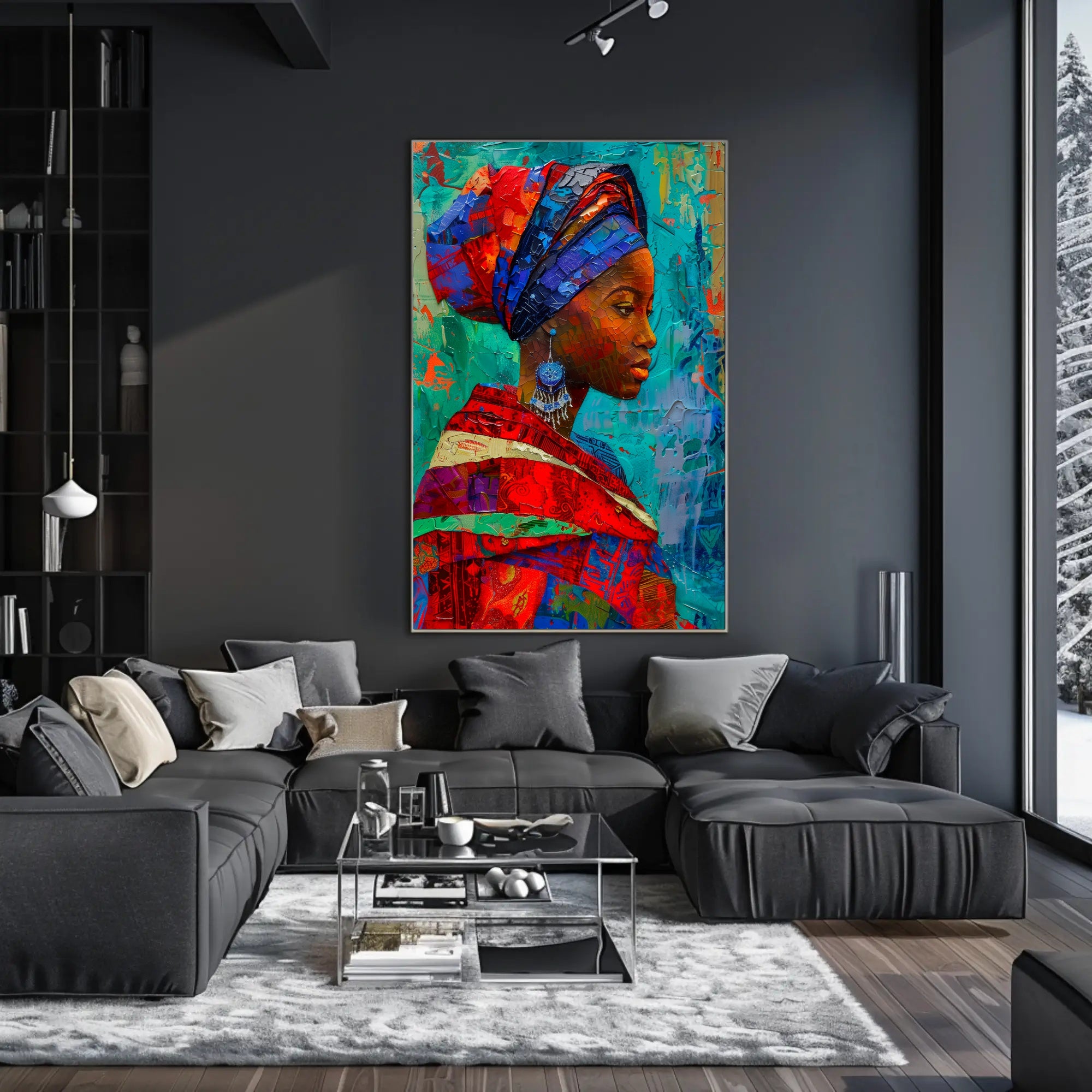 Vibrant Elegance Scenic Wall Art Print For Home Decor