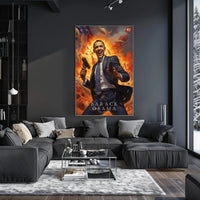Barack Obama Funny Carton Presidential Poster