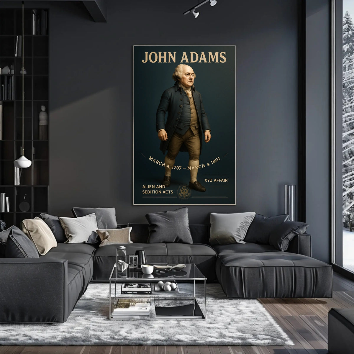 John Adams 2Nd President Poster