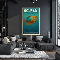 Gourami A Photorealistic Exploration Poster
