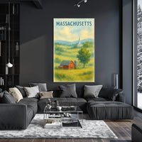 Scenic Massachusetts Landscape Poster