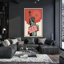 Statue of Liberty Resistance Political or Propaganda Poster