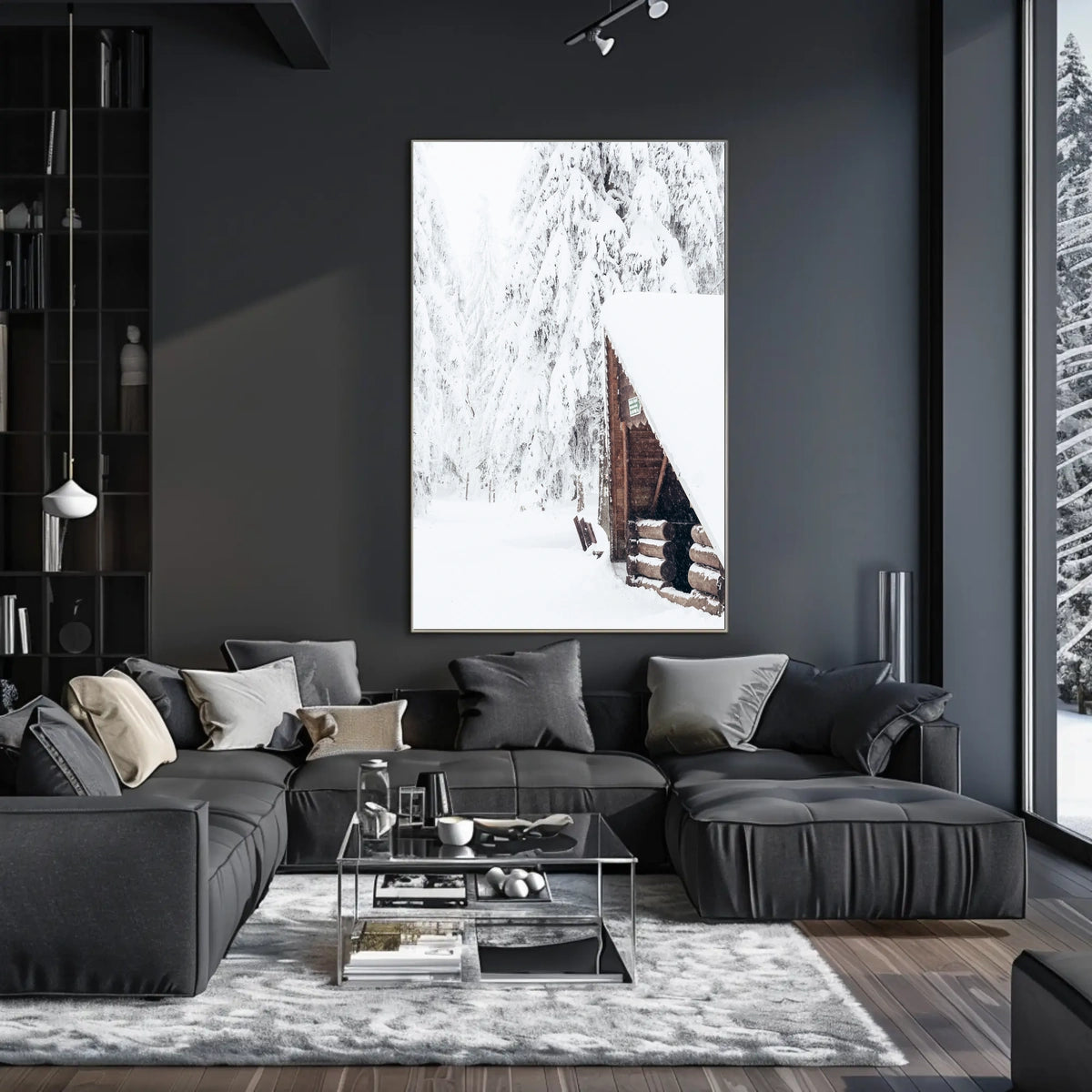 Winter Wilderness Retreat Poster