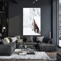 Winter Wilderness Retreat Poster