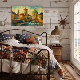 Copenhagen Charm Poster