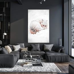 Snow-Covered Serenity Poster