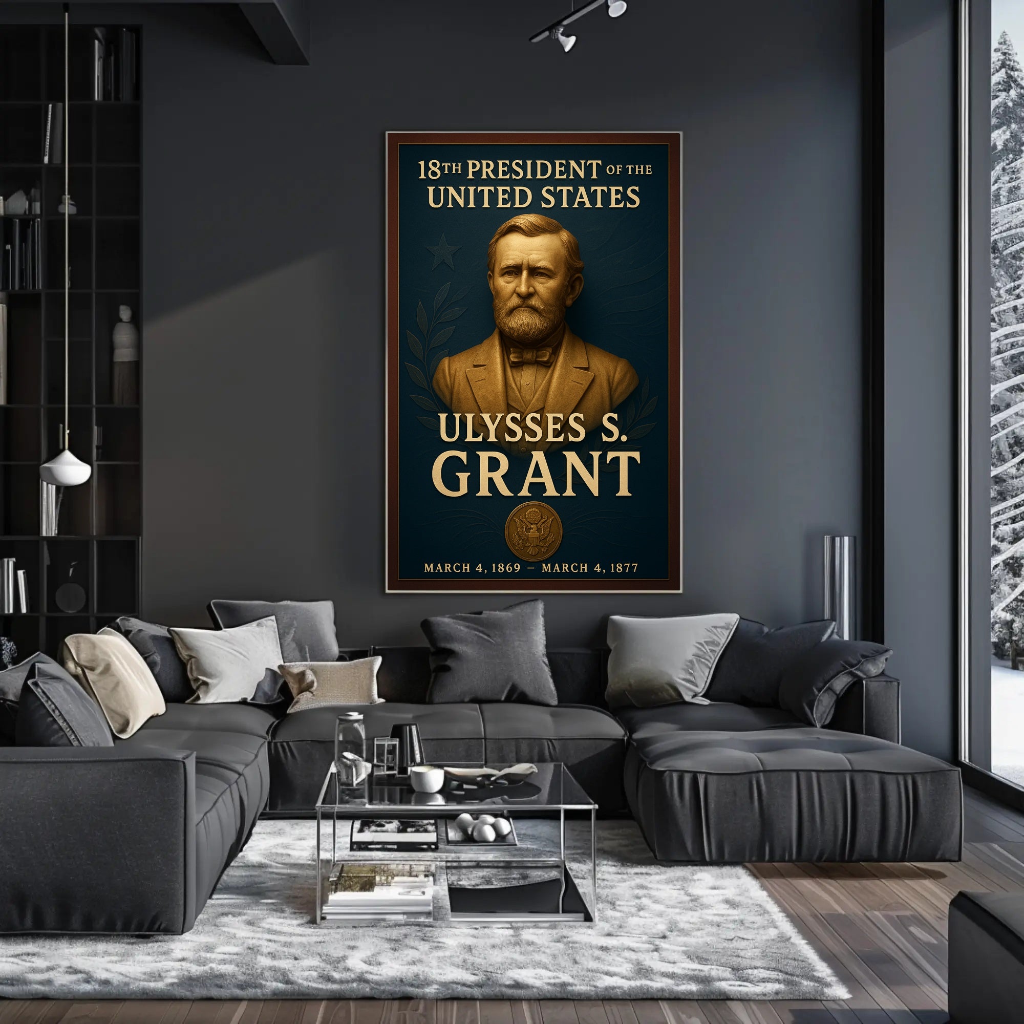 Ulysses S. Grant  18th President Poster PosterGoat