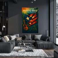 Discover Puerto Rico's Vibrant Culture and Nature Travel Poster