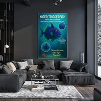 Discover the Niger Triggerfish Poster