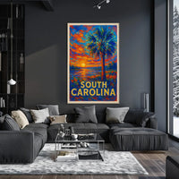 South Carolina Sunset Poster