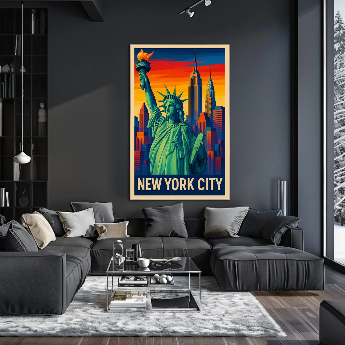 New York City Skyline Poster