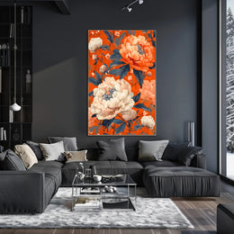 Vibrant Floral Elegance Wall Art Print