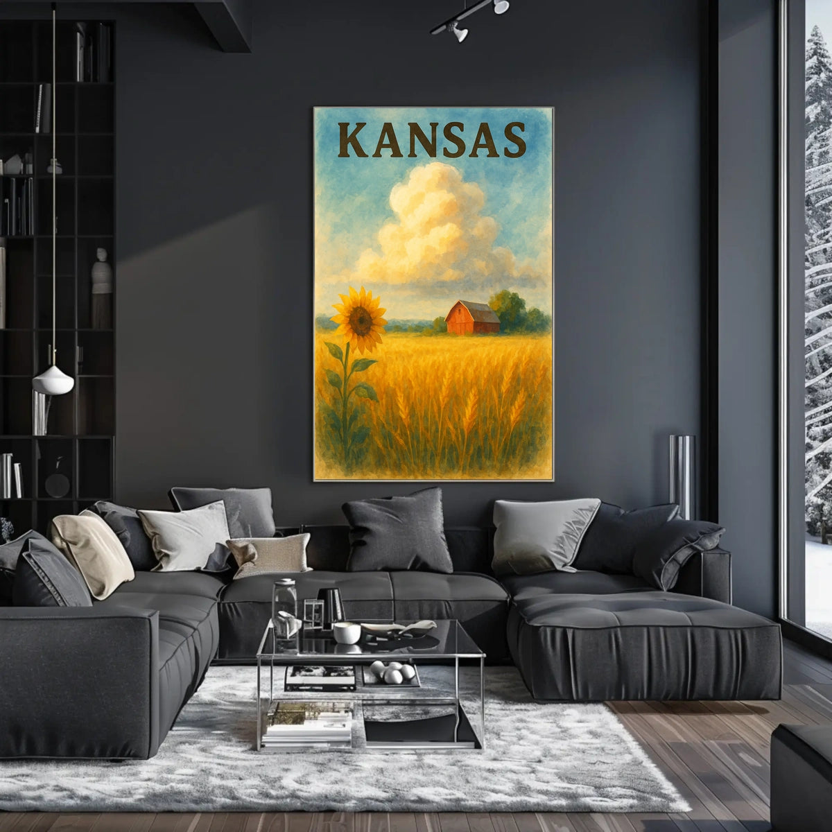 Kansas Landscape Poster
