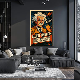 Albert Einstein Theory Of Relativity Poster