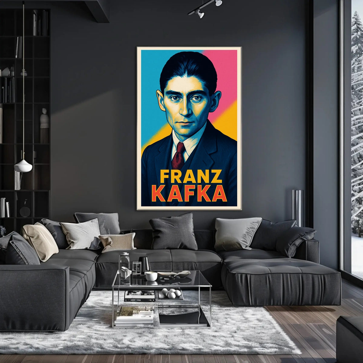 Franz Kafka Portrait Poster