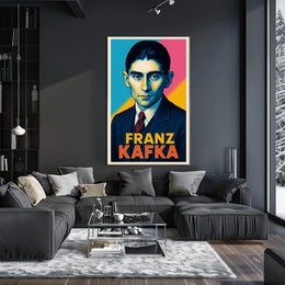 Franz Kafka Portrait Poster