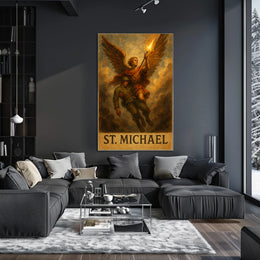 St. Michael Protector And Warrior Poster