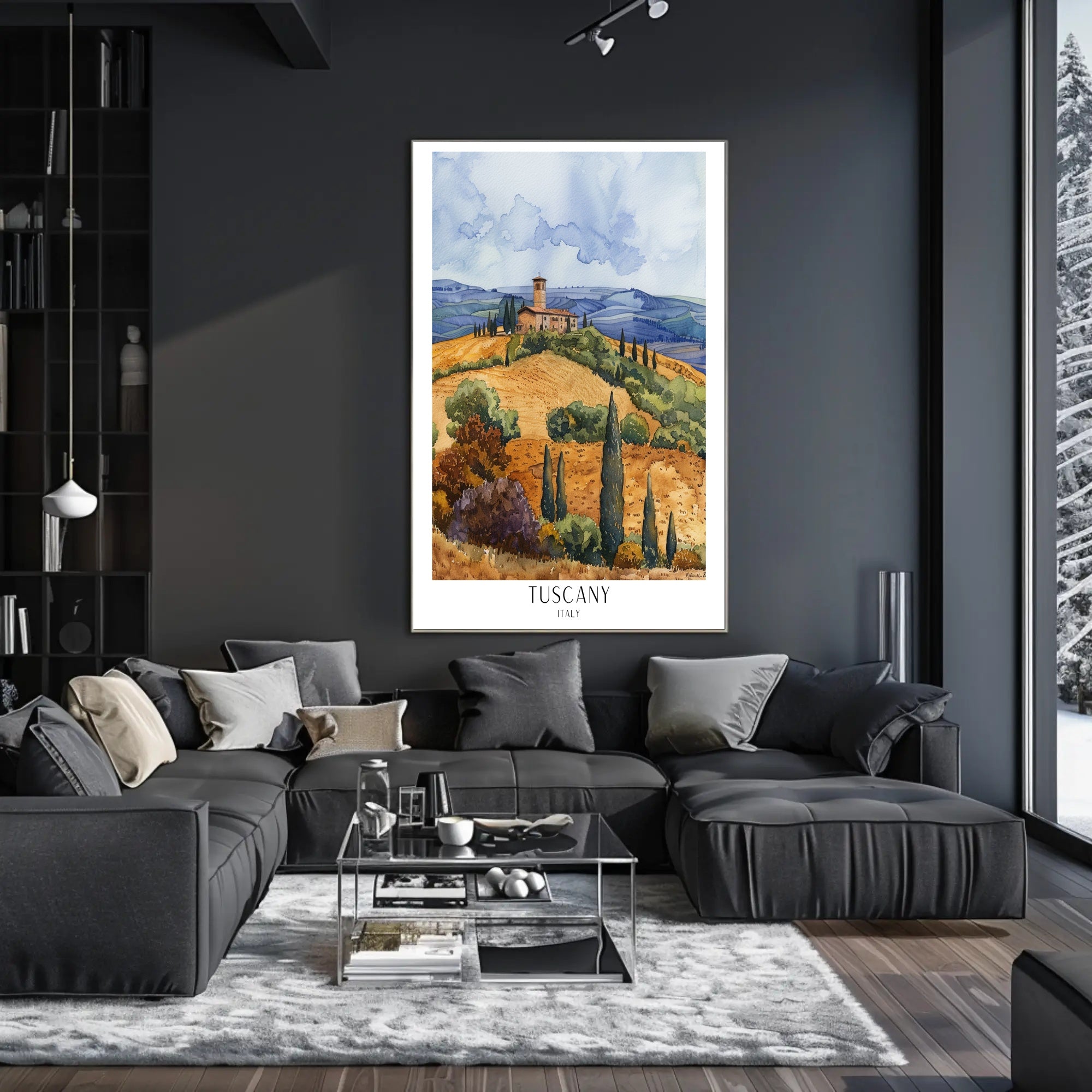 Tuscany Landscape Poster PosterGoat