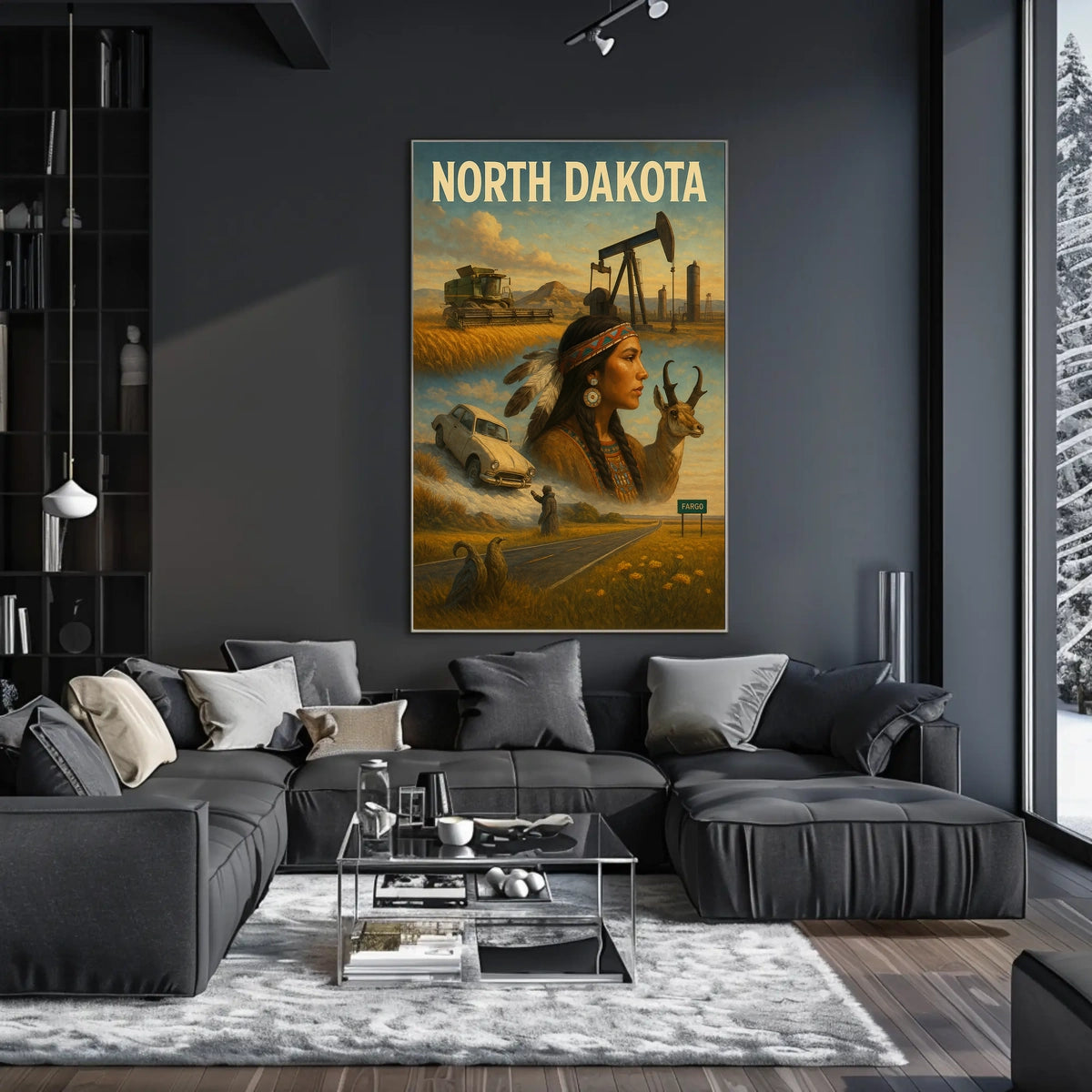 North Dakota Heritage Poster